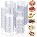 Tessco for you 1200 Pcs Mini Appetizer Plates Set Disposable, Clear