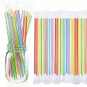 Tessco for You 600 Pcs 9.06 Inch Boba Straws 10mm Wide Rainbow Color