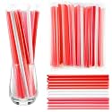 Tessco for You 600 Pcs 9.84 Inch Boba Straws 10mm Wide Red