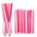 Tessco for You 600 Pcs 9.84 Inch Boba Straws 10mm Wide Pink