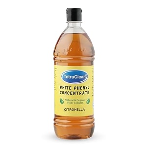 tetraclean concentrate premium bathroom floor cleaner -advanced disinfectant and washroom floor stain remover with air freshening formula  for home amp commercial use citronella phenyl 1l