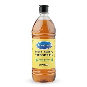 tetraclean concentrate premium bathroom floor cleaner -advanced disinfectant and washroom floor stain remover with air freshening formula  for home amp commercial use sandalwood phenyl 1l