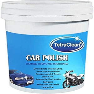 tetraclean paste car polish for exterior 1000 g - suitable for car bike auto etc for home amp commercial use