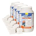 TetraPond Pond Block, 50 Count, Helps Control Algae Growth in Ornamental Fish Ponds (Pack of 4)