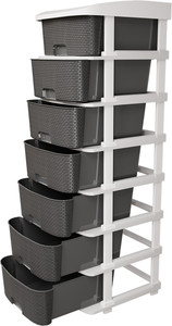 TEX-RO 2 Layer Plastic Modular Drawer Organizer