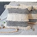Cushion - Boho Designer Handloom Cotton Throw