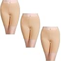 TEXTREE Women's Cotton Mid Waist | Cycling Shorts | Boy Shorts Panties Under Dress | Yoga Shorts | Workout Shorts | Gym Shorts |(Pack of 3)