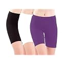TEXTREE Women's Cotton Mid Waist | Cycling Shorts | Boy Shorts Panties Under Dress | Yoga Shorts | Workout Shorts | Gym Shorts |(Pack of 3)