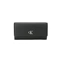 Textured Black Pu Tri-Fold Wallet