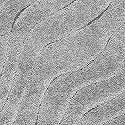 Textured Wave Square Shaggy Carpet for Living