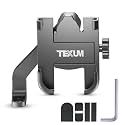 TEXUM TMH-4 Premium Bike Mobile Holder for All Smartphones | 360° Rotation | Heavy-Duty Handlebar Mount | Shockproof & Anti-Slip Clamp | Universal Fit for Bikes, Scooters & Bicycles (Black)