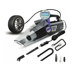 texum tvc-a300 2 in 1  tyre inflator high power 9 kpa handheld car vacuum cleaner with anti-bacterial cleaning