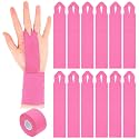 Teyva 12 Pcs Gymnastics Tape Grips with Roll Tape for Bars