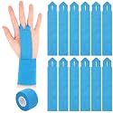 Teyva 12 Pcs Gymnastics Tape Grips with Roll Tape for Bars