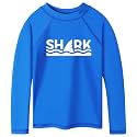 TFJH E Girls &amp; Boys Long Sleeve Rashgurad Swimsuit UPF 50+ Kids Swimwear Sunsuits