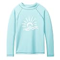 TFJH E Girls &amp; Boys Long Sleeve Rashgurad Swimsuit UPF 50+ Kids Swimwear Sunsuits