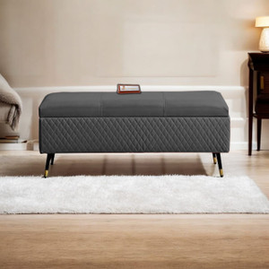 tfs luxury quilting stitches setteesofa with storage box for bedroomlivingroom solid wood settee