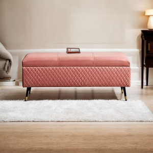 tfs luxury quilting stitches setteesofa with storage box for bedroomlivingroom solid wood settee