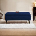 TFS Luxury Quilting Stitches Settee/Sofa with Storage Box For Bedroom/Livingroom Solid Wood Settee