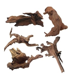 tfwadmx 5pcs aquarium driftwood branches reptiles trunk driftwood natural wood fish tank decoration plant stump ornament decor assorted