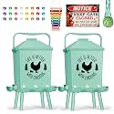 ‎Tgeyd 2-Pack Automatic Chicken Waterer, Large Chicken Waterer with Legs