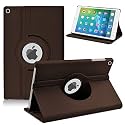 TGK 360 Degree Rotating Leather Case Cover for iPad Mini 2 (7.9 Inch) - Brown