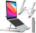 TGK Aluminum Alloy 7 Angles Adjustable Portable Foldable Laptop Stand 7 Angles Adjustable Portable Foldable Laptop Stand Aluminium Laptop Stand with Adjustable Height Compatible with Universal Laptops