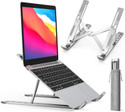 TGK Desktop Holder, Macbooks Holder with Adjustable Height 7 Angles Adjustable Portable Foldable Laptop Stand Aluminium Laptop Stand with Adjustable Height Compatible with Universal Laptops