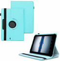 TGK Flip Cover for Datawind MoreGmax 4G7 8 GB 7 inch Tablet/360 Degree Rotating Universal Case With 3 Camera Hole (Blue, Pack of: 1)