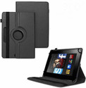 TGK Flip Cover for Kindle Fire HD 7 Tablet 7 inch / Rotating Leather Stand Case (Black, Cases with Holder, Pack of: 1)