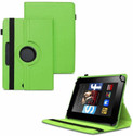 TGK Flip Cover for Kindle Fire HD 7 Tablet 7 inch / Rotating Leather Stand Case (Green, Cases with Holder, Pack of: 1)