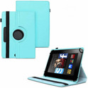 TGK Flip Cover for Kindle Fire HD 7 Tablet 7 inch / Rotating Leather Stand Case (Blue, Cases with Holder, Pack of: 1)