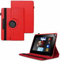 TGK Flip Cover for Kindle Fire HD 7 Tablet 7 inch / Rotating Leather Stand Case (Red, Cases with Holder, Pack of: 1)