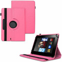 TGK Flip Cover for Kindle Fire HD 7 Tablet 7 inch / Rotating Leather Stand Case (Pink, Cases with Holder, Pack of: 1)