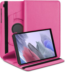 tgk flip cover for samsung galaxy tab a7 lite 87 inches pink cases with holder pack of 1