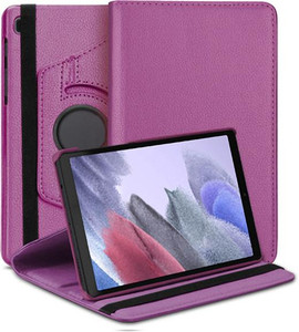 tgk flip cover for samsung galaxy tab a7 lite 87 inches purple cases with holder pack of 1