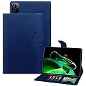 TGK Flip Case Cover for Realme Pad X 11 inch Tablet Multi-Angle with Viewing Stand Leather (Dark Blue)