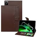 TGK Flip Case Cover for Realme Pad X 11 inch Multi-Angle with Viewing Stand Leather (Dark Brown)