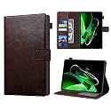 TGK Multi Protective Wallet Leather Flip Stand Case Cover for Realme Pad X 11 inch Tablet, Chocolate Brown
