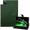 TGK Plain Design with Viewing Stand Protective Leather Flip Case Cover for Realme Pad X 11 inch Tablet with Precise Cutouts (Green)