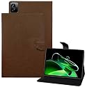 TGK Plain Design Flip Case Cover for Realme Pad X 11 inch Tablet with Precise Cutouts (Brown)