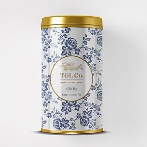 tgl cogeisha green tea infusion 50g tin canrich in anti oxidant  refreshing  no artificial flavor  improve digestion
