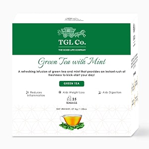 tgl co mint green tea tea bags 25 tea bags mint tea