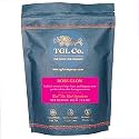 TGL Rose Glow Black Tea 100 Gram with Rose Petals, Raisins, Mango, Apricots | Vacuum Sealed for Freshness