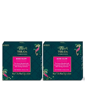 tgl corose glow black tea infusion 16 tea bags pack of 2rich in anti oxidant  refreshing  no artificial flavor  improve digestion