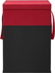 thailiwale 75 l red black laundry basket
