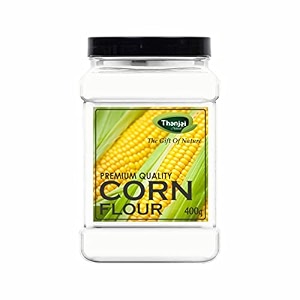 thanjai natural 1600g 1st quality corn flour  maize flour  makka atta for baking amp cooking amp gluten-free corn starch 400g x 4
