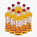 Thanjai Natural Groundnut Oil Virgin Unrefined Wooden Cold Pressed Natural Peanut Oil for Cooking- Heart Health + Cholesterol Free + No Preservatives (9L Groundnut Oil)