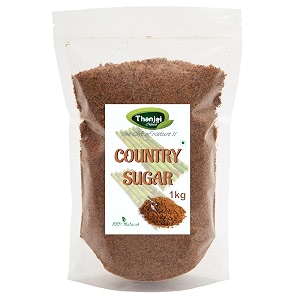 thanjai natural sugarcane jaggery powder 1000g country sugar pure traditional method made natural