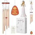 Thank You Gifts for Women,35.6" Wind Chimes with Thank You Figurine
